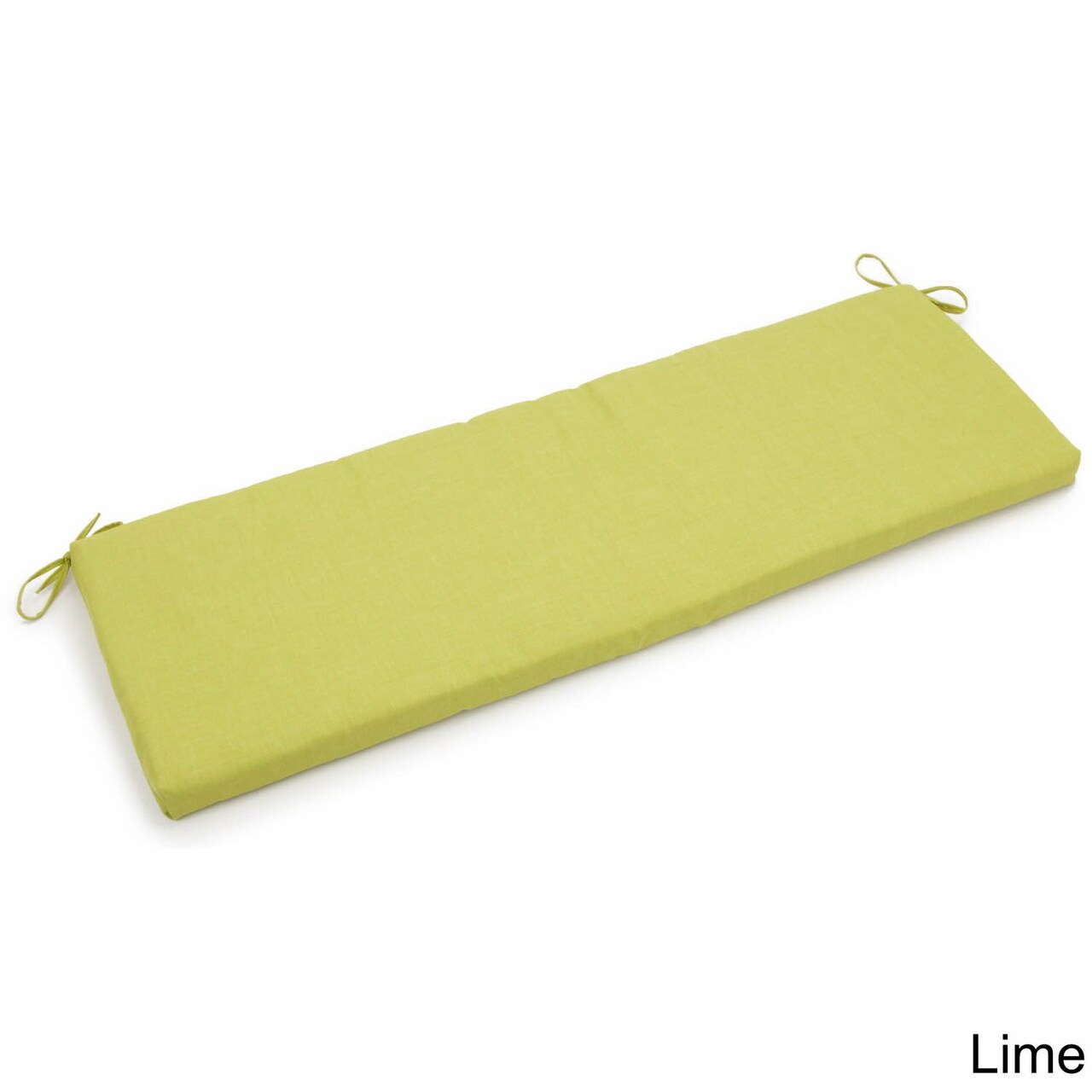 57 inch by 19 inch Outdoor Spun Polyester Loveseat Cushion Lime